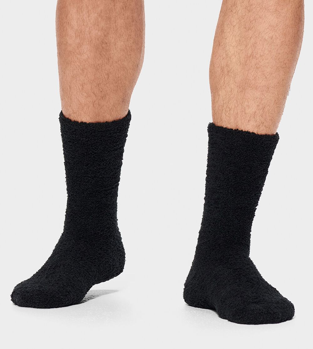 Ugg Socks Canada - Ugg Men's Fincher Ultra Cozy Crew Black